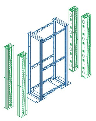 Cable Rack GFOR - 4 POST SERIES Drawing