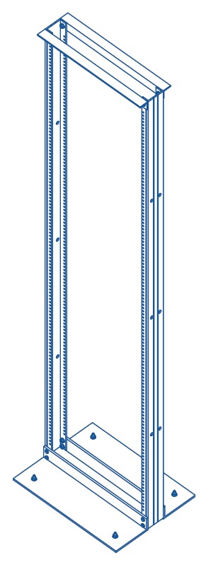 Cable Rack GFOR 2 POST SERIES Drawing
