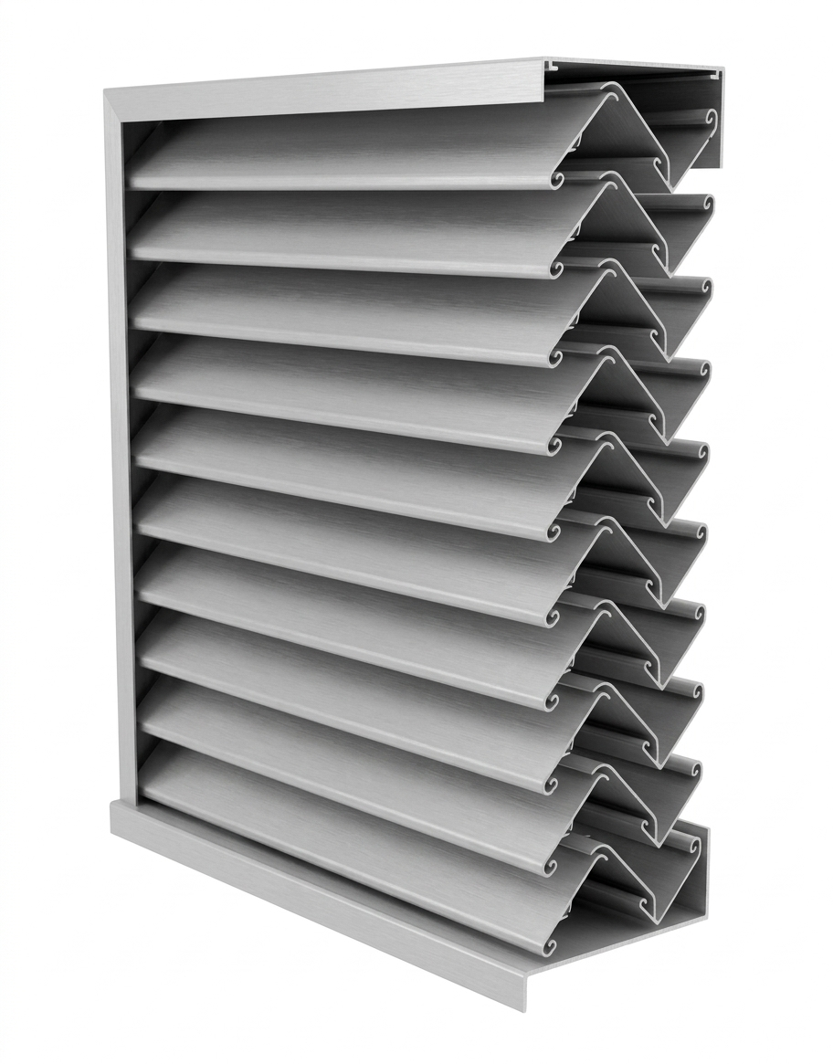 GF-TSD3 Three Stage Drainable Louvers